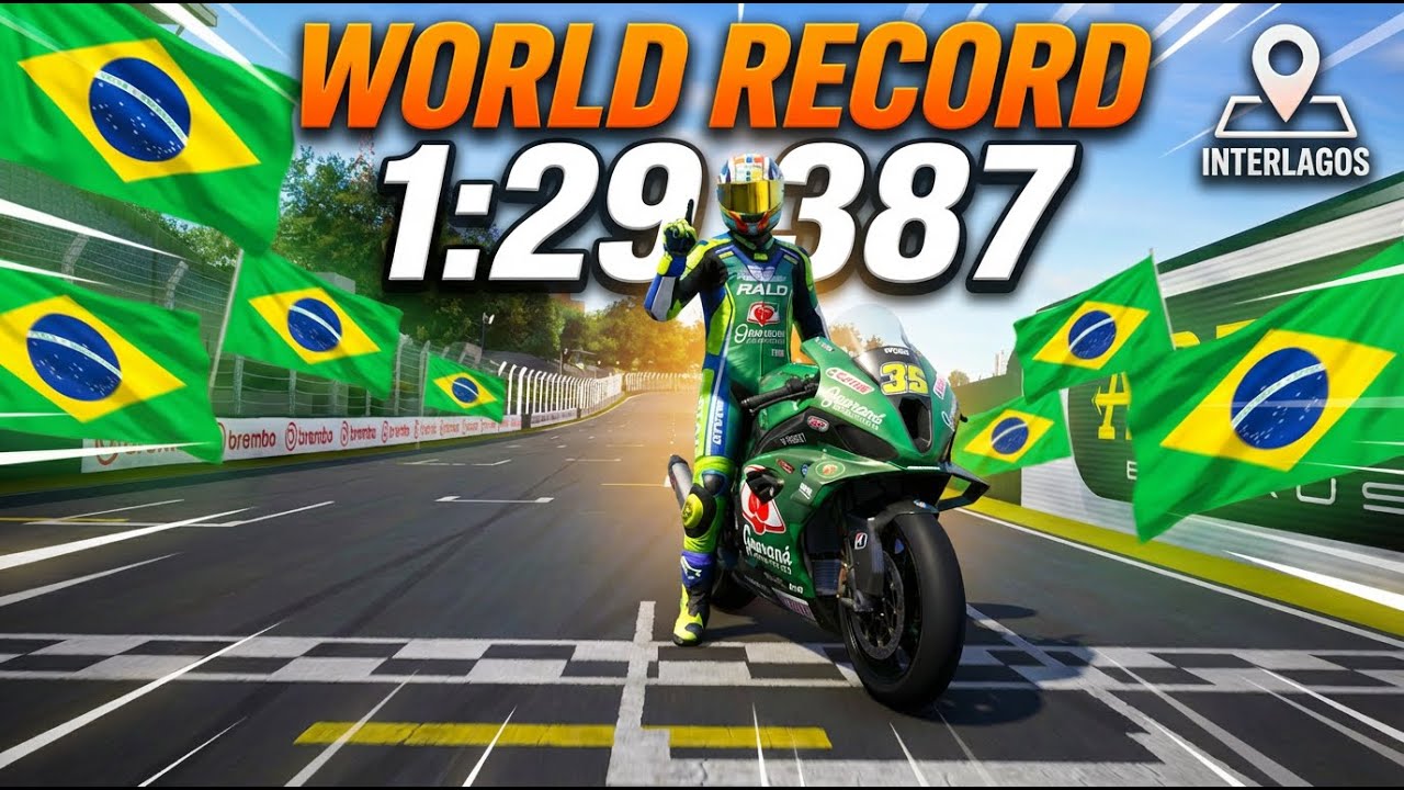 RIDE 5 (PC) - INTERLAGOS - RM 1300 - WORLD RECORD - 1:29.387