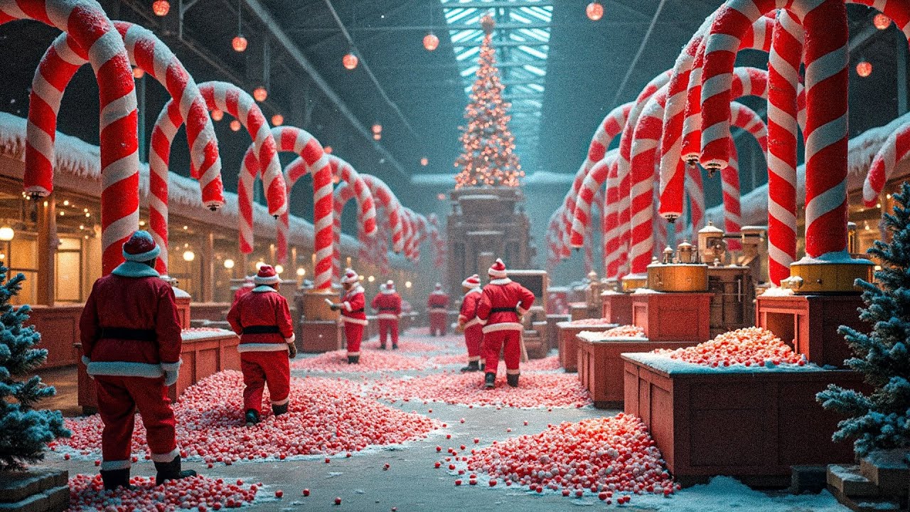 Como Se Hacen Los Bastones De Caramelo Navideños