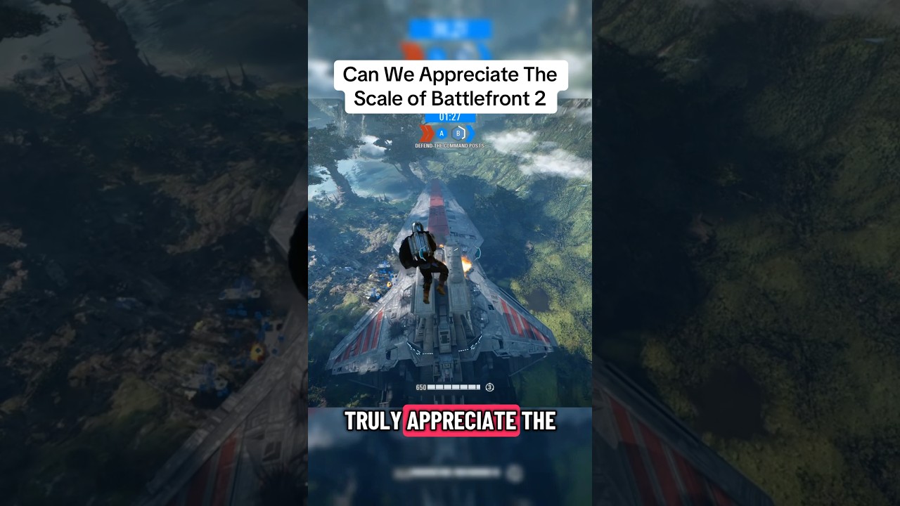Battlefront 2 Scaling is INSANE #starwars #starwarsbattlefront2 #battlefront2 #bf3 #bf2 #clonewars