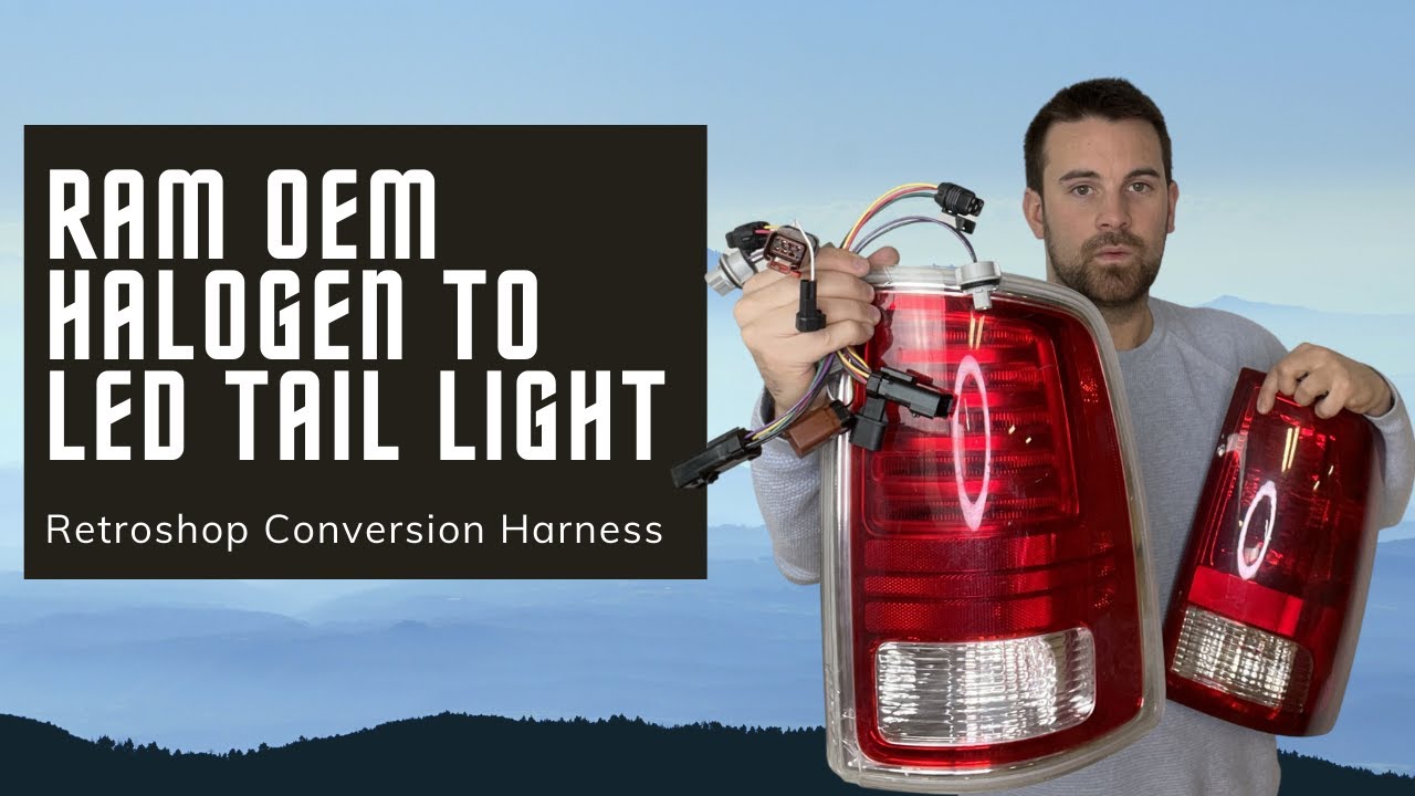 RAM OEM Halogen to OEM LED Tail Light Conversion