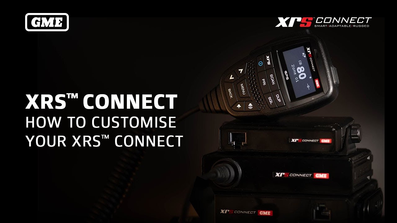 How To Customise Your XRS™ Connect | GME