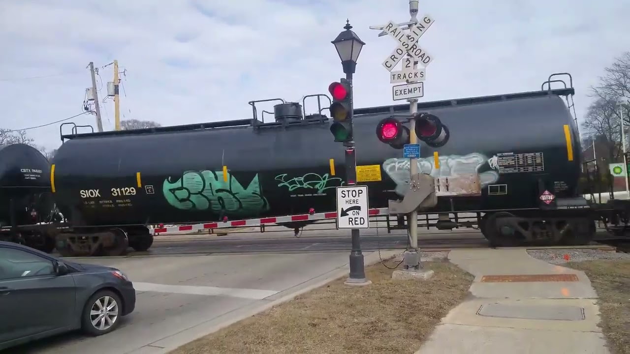 CPKC EB Ethanol Train at Watertown Plank Rd, Elm Grove WI
