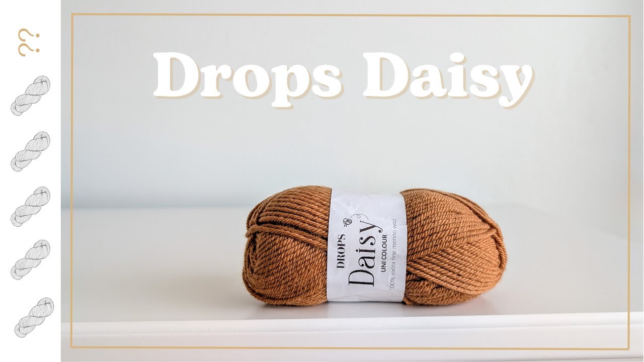 Самая мягкая шерстяная пряжа без суперстирки? Обзор пряжи Drops Daisy