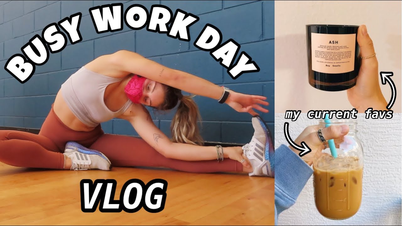 *BUSY* work day in my life | current favorite products, podcast recording & opening fan mail!