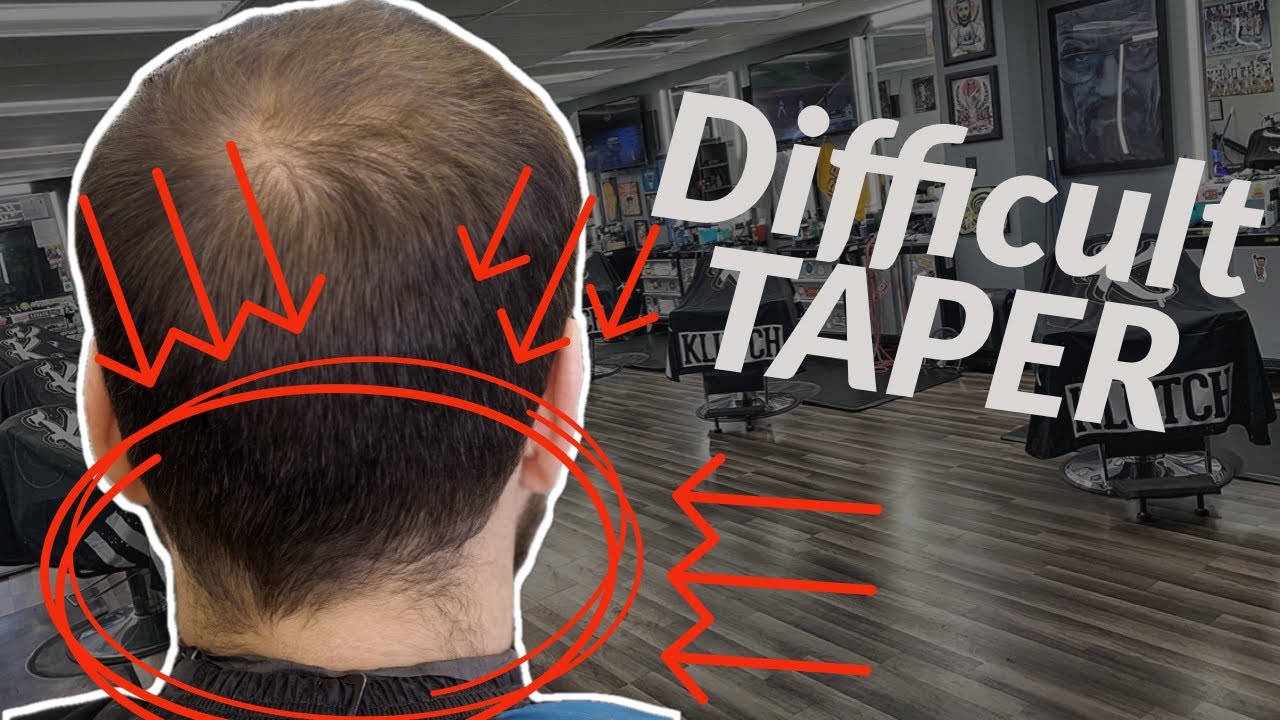 Difficult Mens Taper | Master Ergo | Barber Tutorial | Barber How To