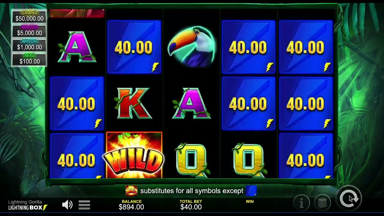 SUCH GOOD LUCK on Lightning Gorilla Slot Play || Round 40: Double 9, Nothing 31
