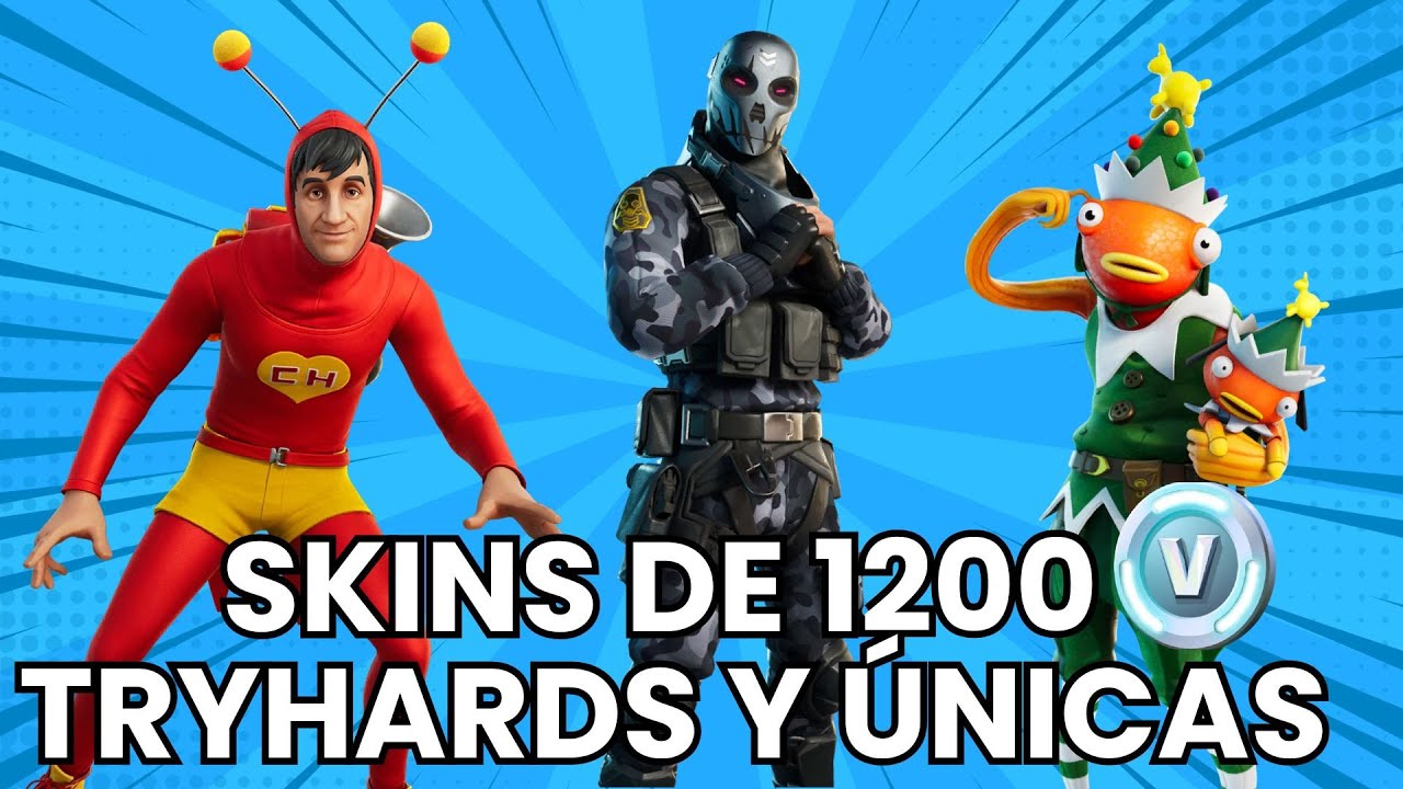 LAS 28 MEJORES SKINS DE 1200 PAVOS EN FORTNITE | PARTE 2