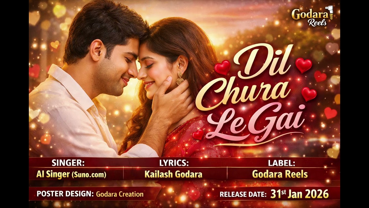 Dil Chura Le Gayi ❤️ | 90s Bollywood Romantic Love Song | Lyrics: Kailash Godara | Godara Reels 🎶