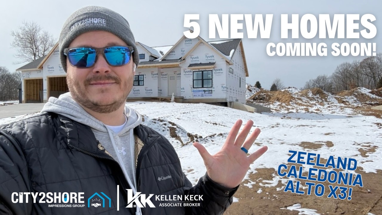 5 New Builds Coming to West Michigan! Zeeland, Caledonia, and Alto x3! 🏠🏠🏠🏠🏠