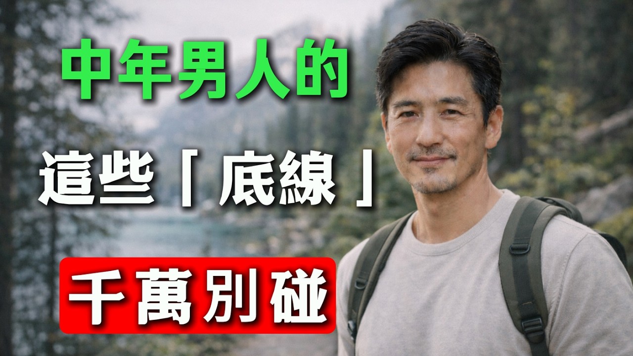 中年男人的這些「底線」，千萬別碰，否則他會很容易動心！