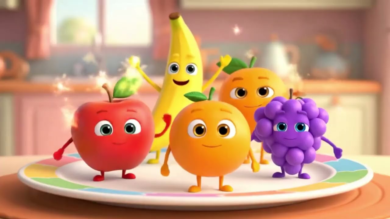 Healthy fruits ABC 
