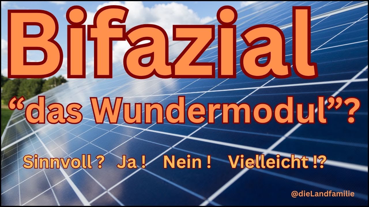 Solarmodul Bifazial 