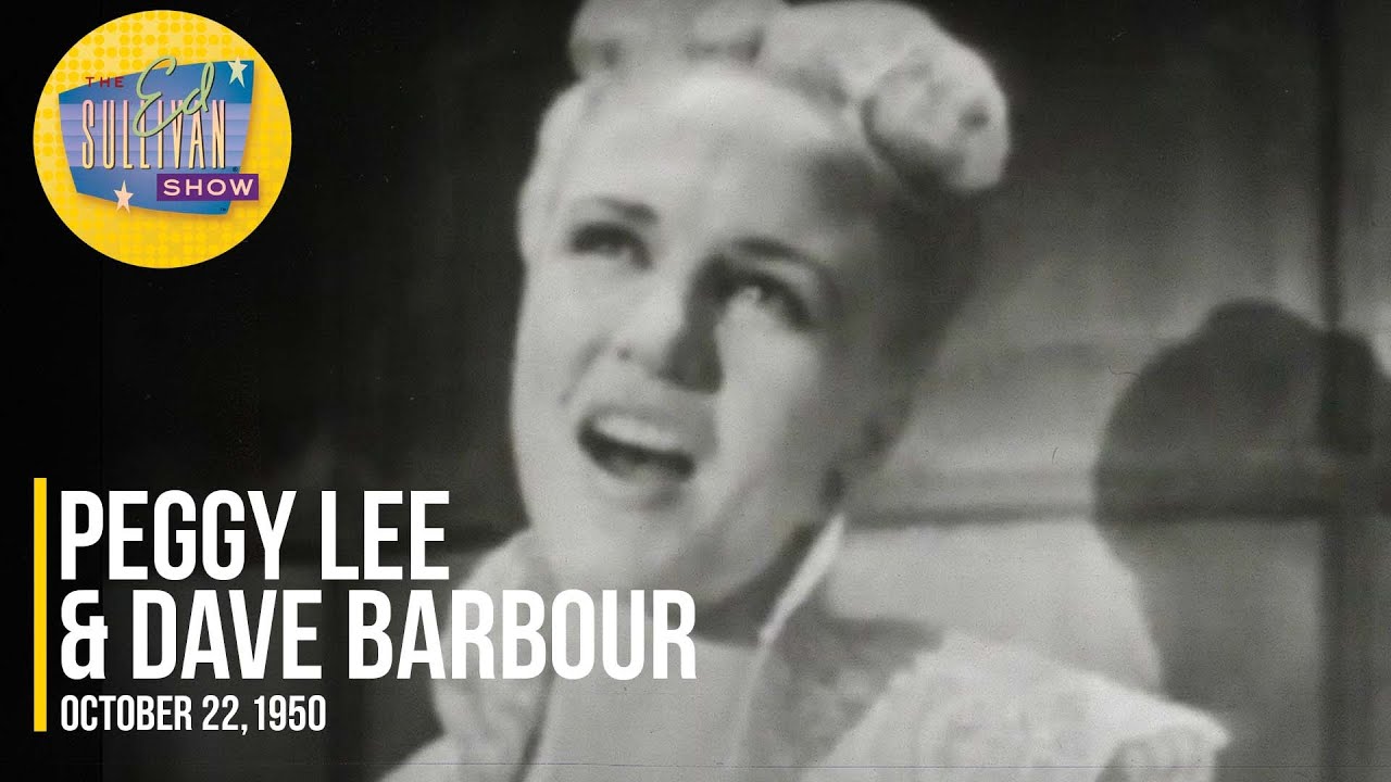 Peggy Lee & Dave Barbour "La Vie En Rose" on The Ed Sullivan Show