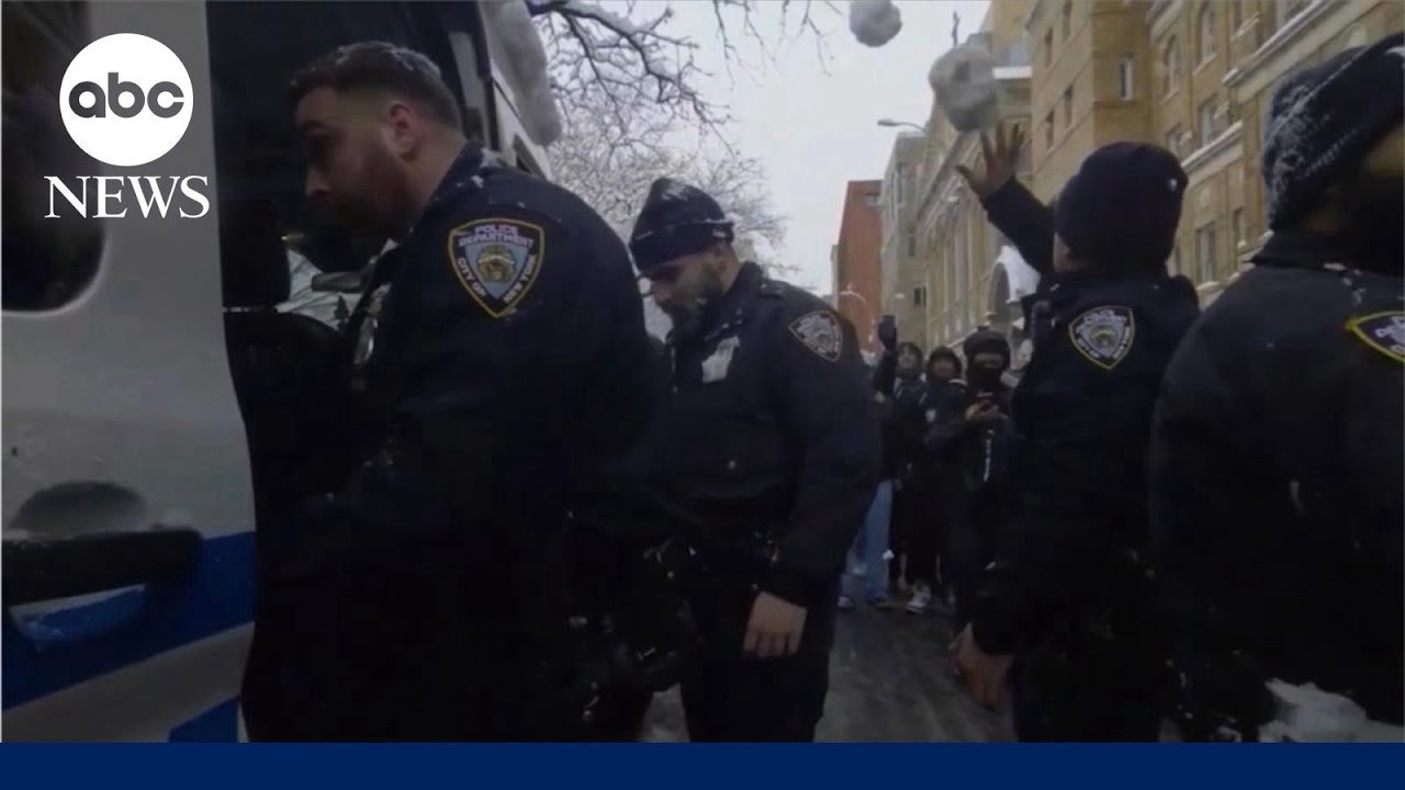 Fallout after NYPD officers hit with snowballs