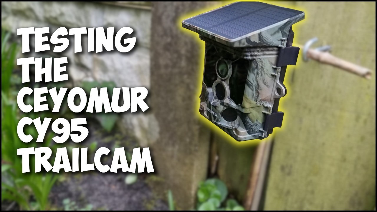 Ceyomur CY95 Wildlife camera - Review and unboxing | Wifi | 4k | Solar