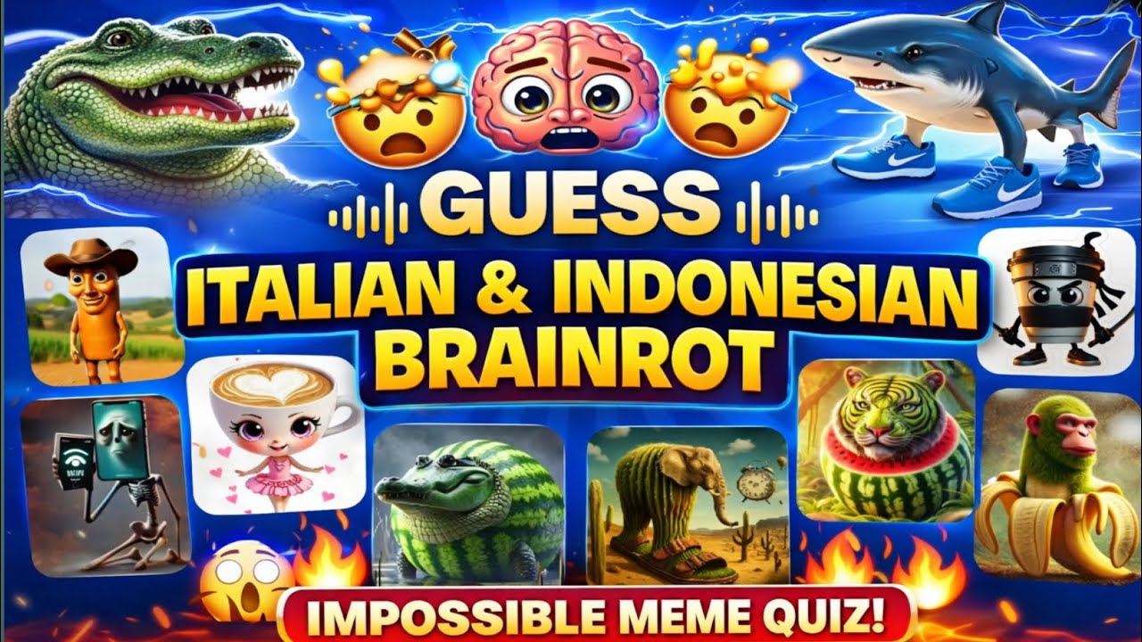 Can You Guess These Italian + Indonesian Brainrot Memes? 😭🔥