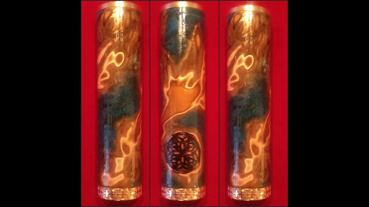 Fire and Ice Patina on Copper - By Matt