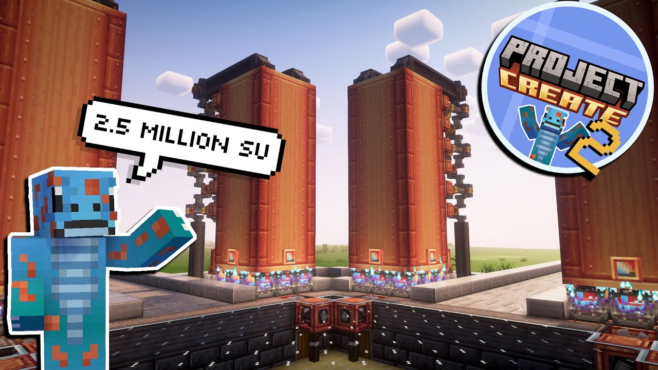 Creating 2.5 MILLION stress units is EASY! (mostly...) --- Minecraft Create Mod 1.20.1