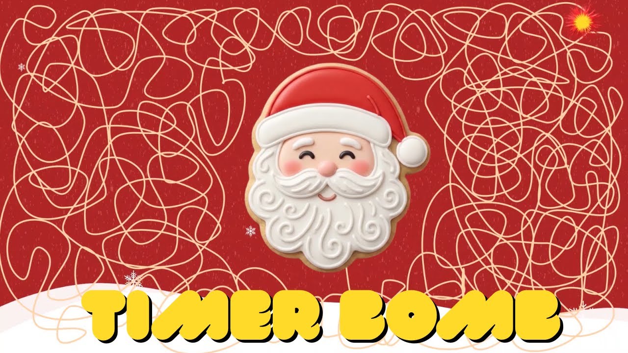 LIVE Christmas Timer Bomb  Santa Cookies Countdown for Classroom Timer