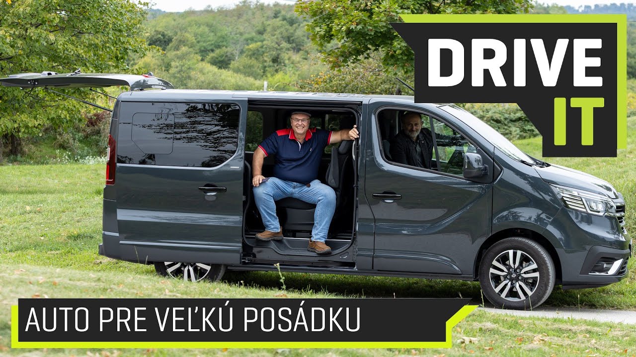 RENAULT TRAFIC, L1 SpaceClass Blue dCi 170 EAG9, Sivá Comete: 7 miestne auto s obrovským priestorom