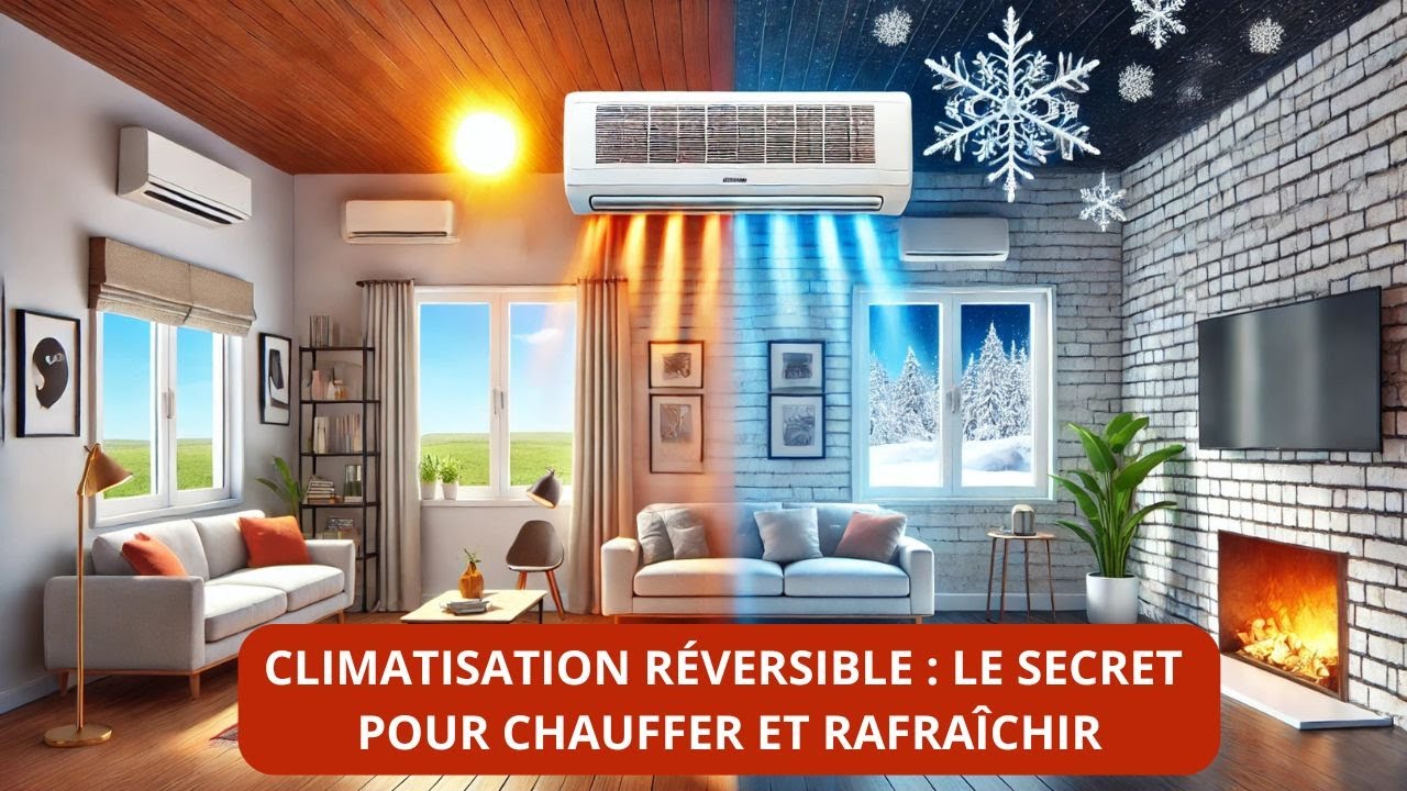 Climatisation R&eacute;versible : Le Secret pour Chauffer et Rafra&icirc;chir &Eacute;conomiquement