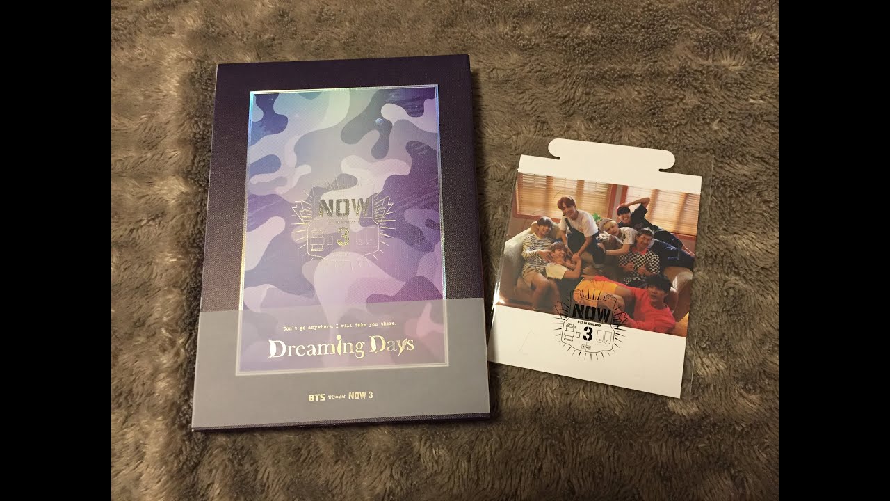 BTS (Bangtan Boys) NOW 3 in Chicago Photobook + DVD Unboxing