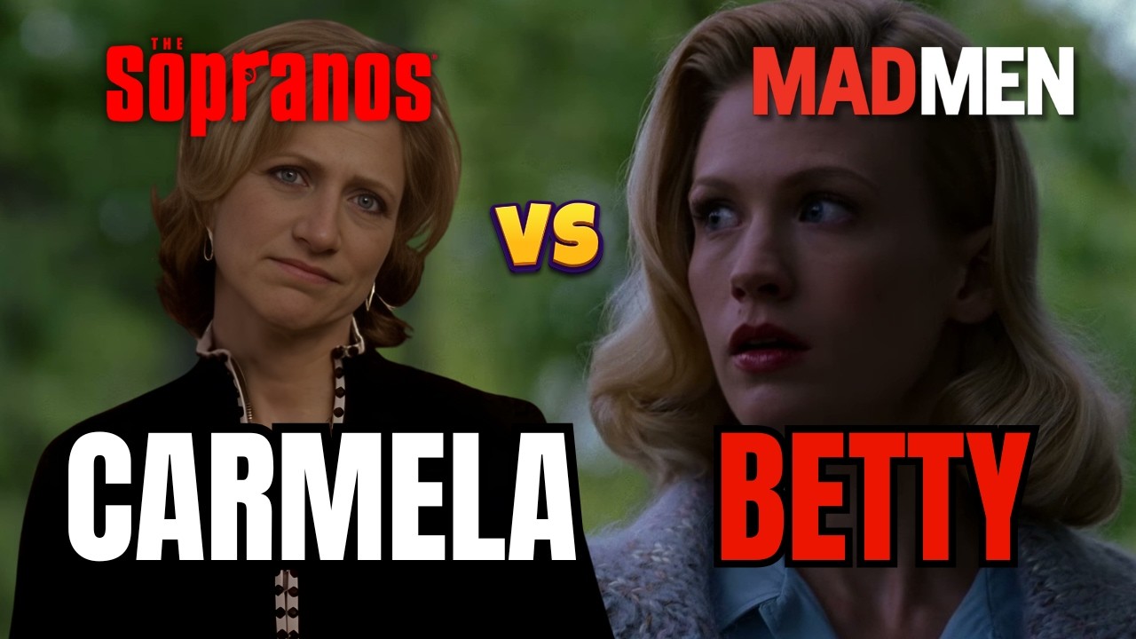 Carmela Soprano vs Betty Draper - Parallel Paths - Sopranos Mad Men Crossover
