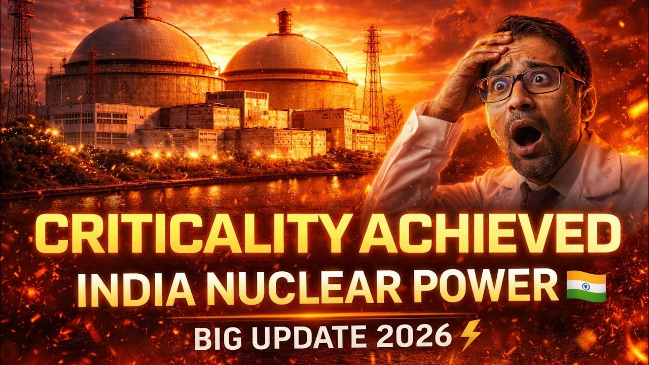 PFBR Criticality Achieved 🔥 | India Nuclear Power Big Update 2026 | Fast Breeder Reactor Explained