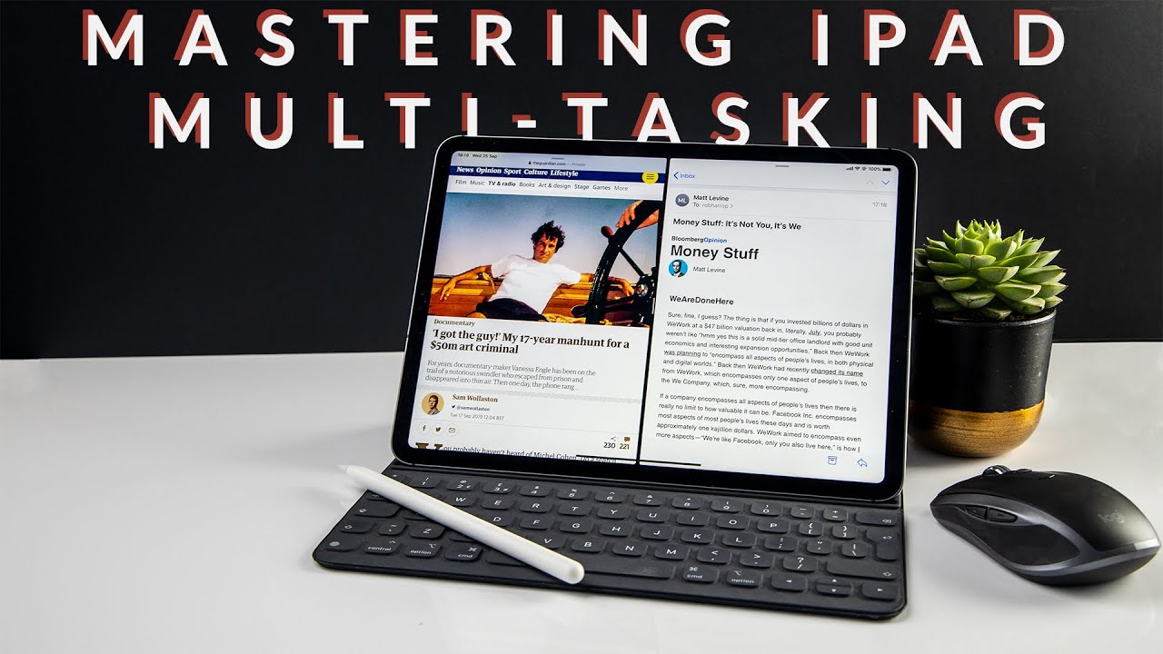 Освоение многозадачности на iPad с помощью Split View и Slide Over
