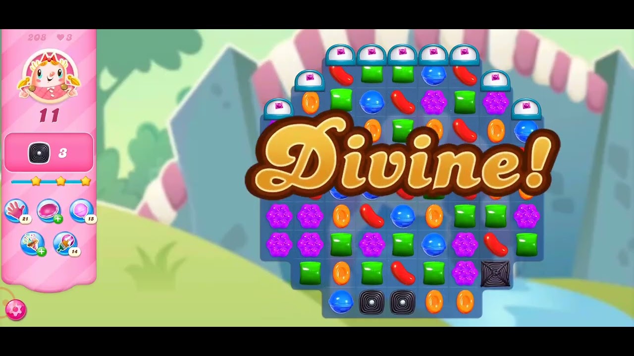 Candy Crush Saga: уровни с 205 по 217