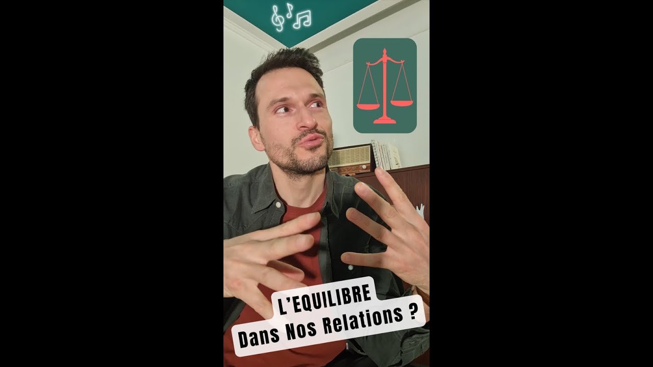 Veiller à l'équilibre dans nos relations ! Et être conscient de se que l'on donne, avec justesse.