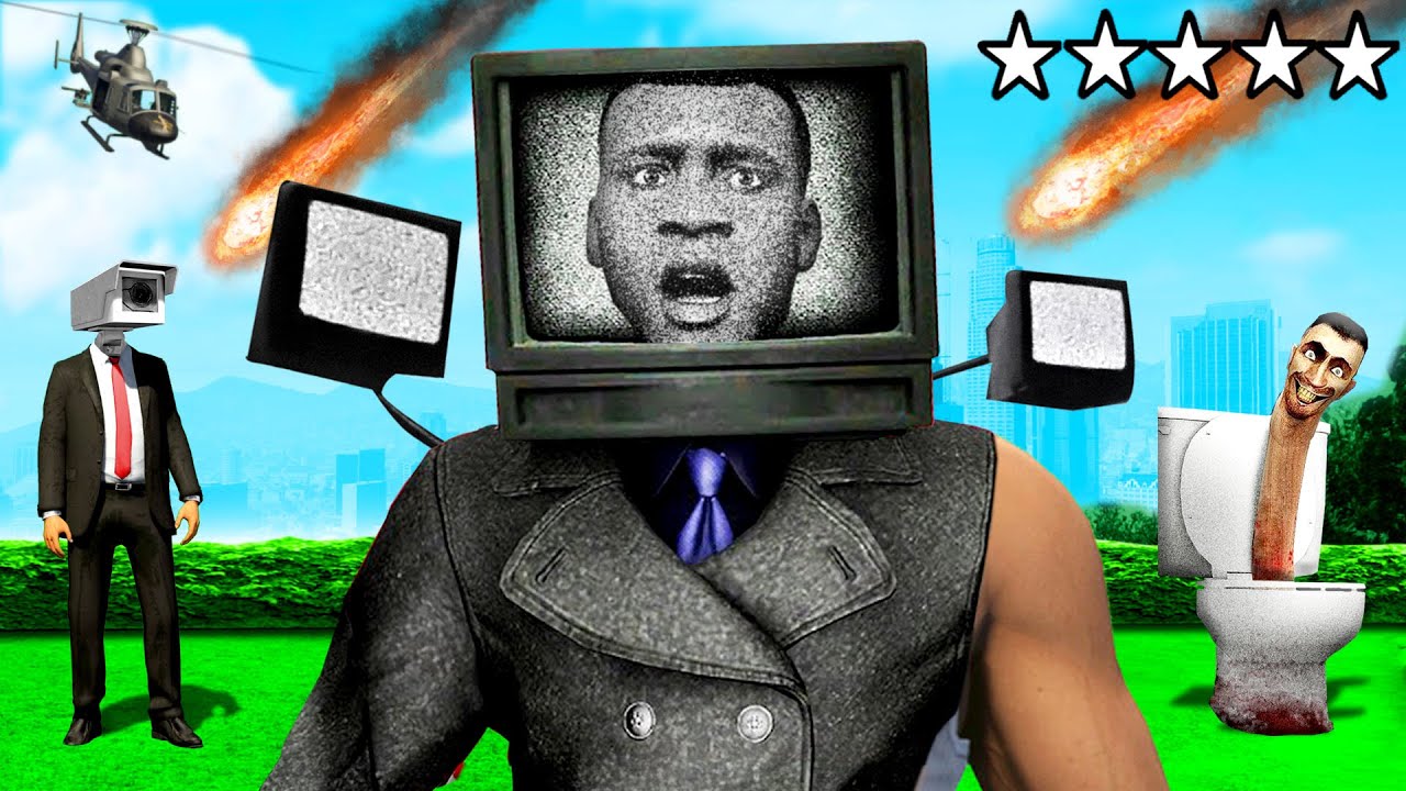 GTA 5 - FRANKLIN verwandelt sich zu TV MAN!📺