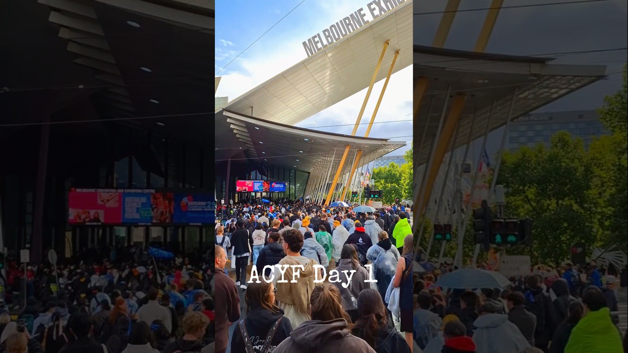 Amazing start for the Australian Catholic Youth Festival including a message from Pope Leo #acyf2025