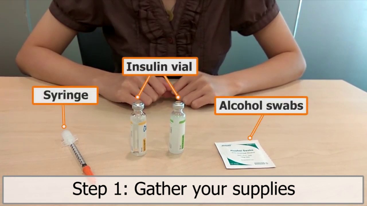 Mixing Vial Insulin for Injection (Bengali)