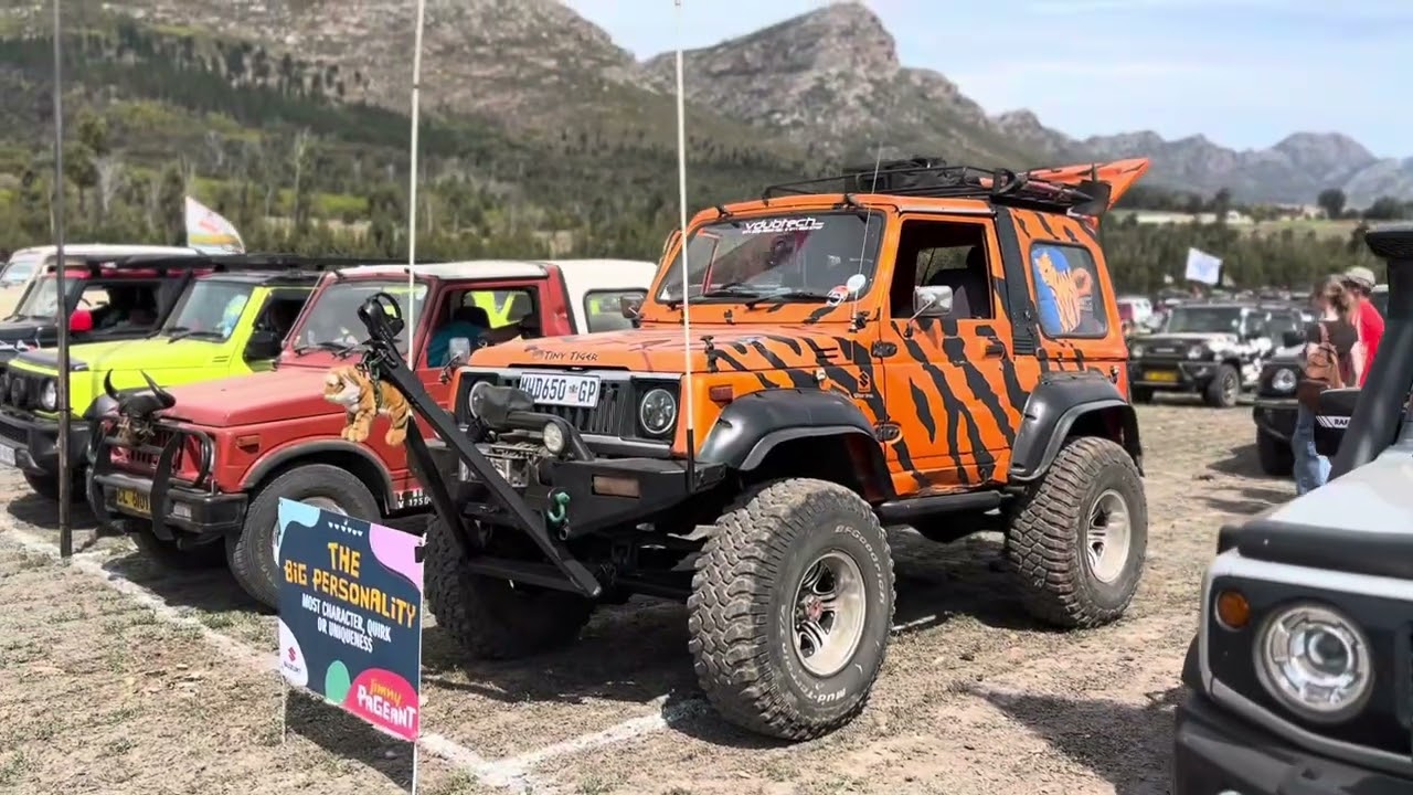 Jimny Gathering 2025 world record day. 1,838 Jimnys. 