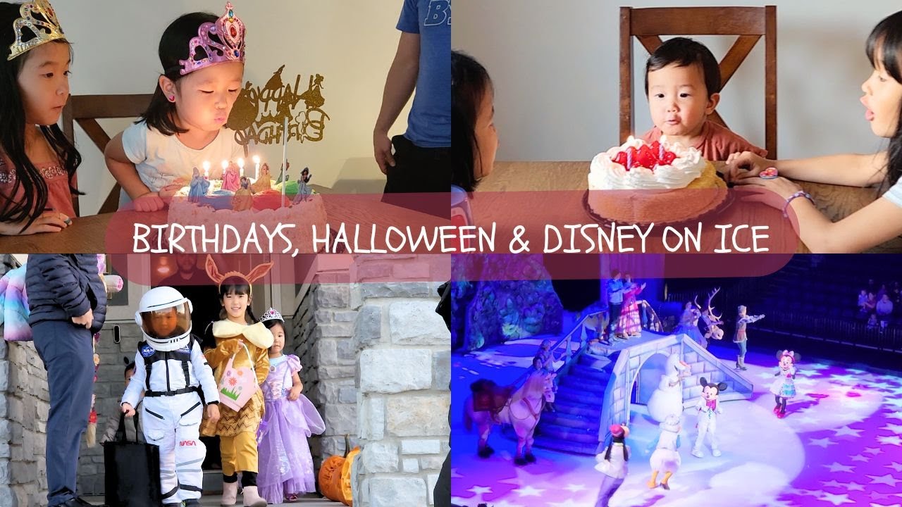 Haley & Adam's Birthday!! Halloween & Disney on Ice!