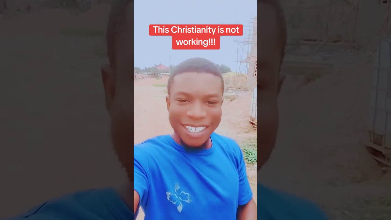 This Christianity Is Not Working 