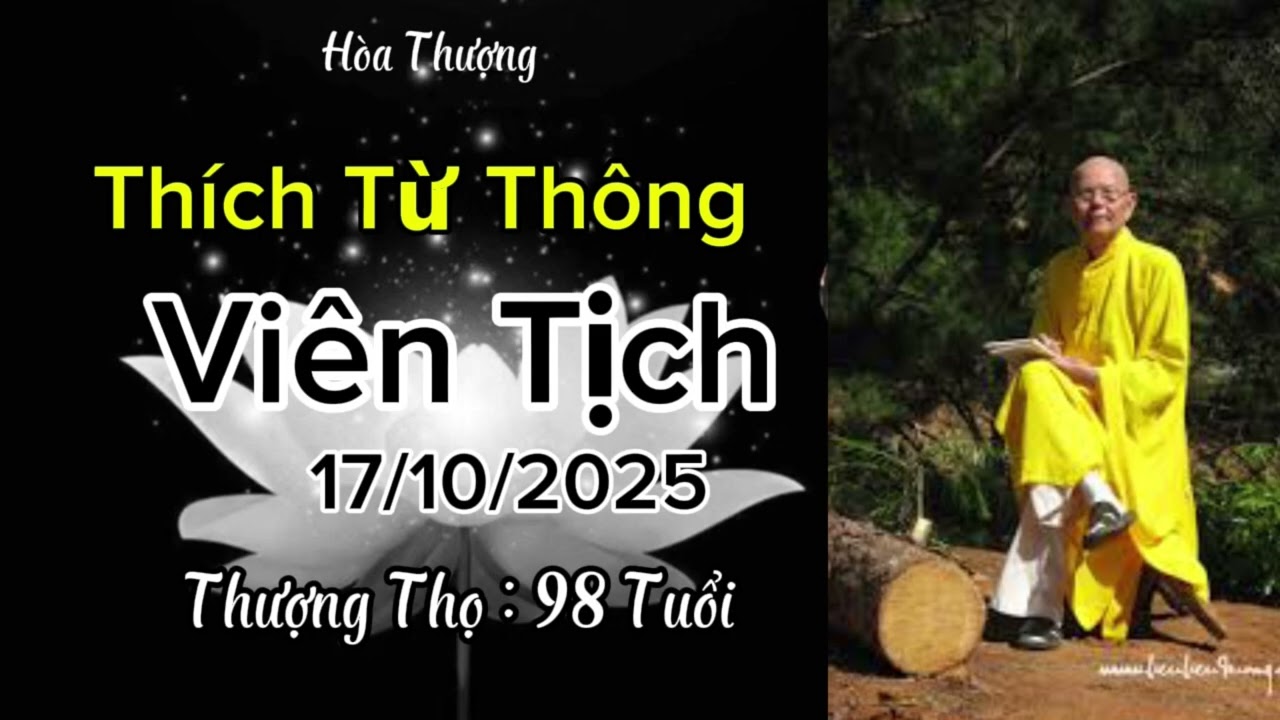 Hoà Thượng Thích Từ Thông Hiệu Trưởng Trưởng Trung Cấp Phật Học TPHCM- viên Tịch.