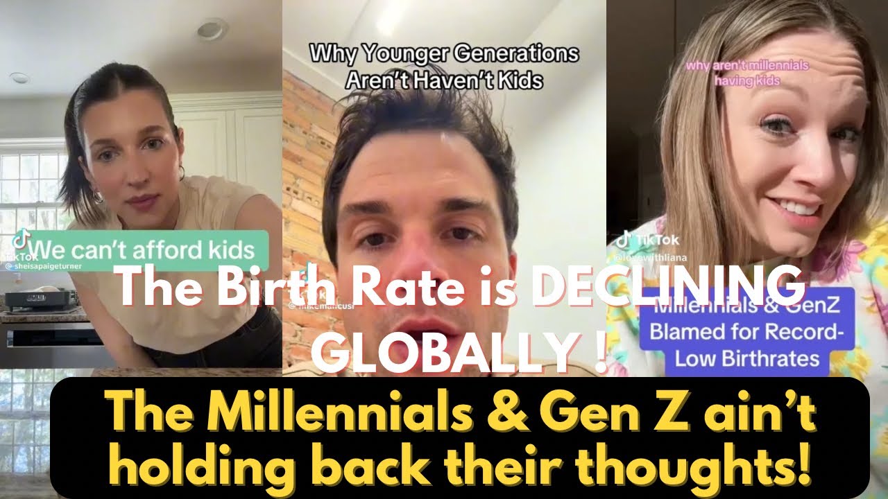 Why Millennials and Gen Z are NOT having kids || Right now we CANNOT AFFORD to have KIDS !!
