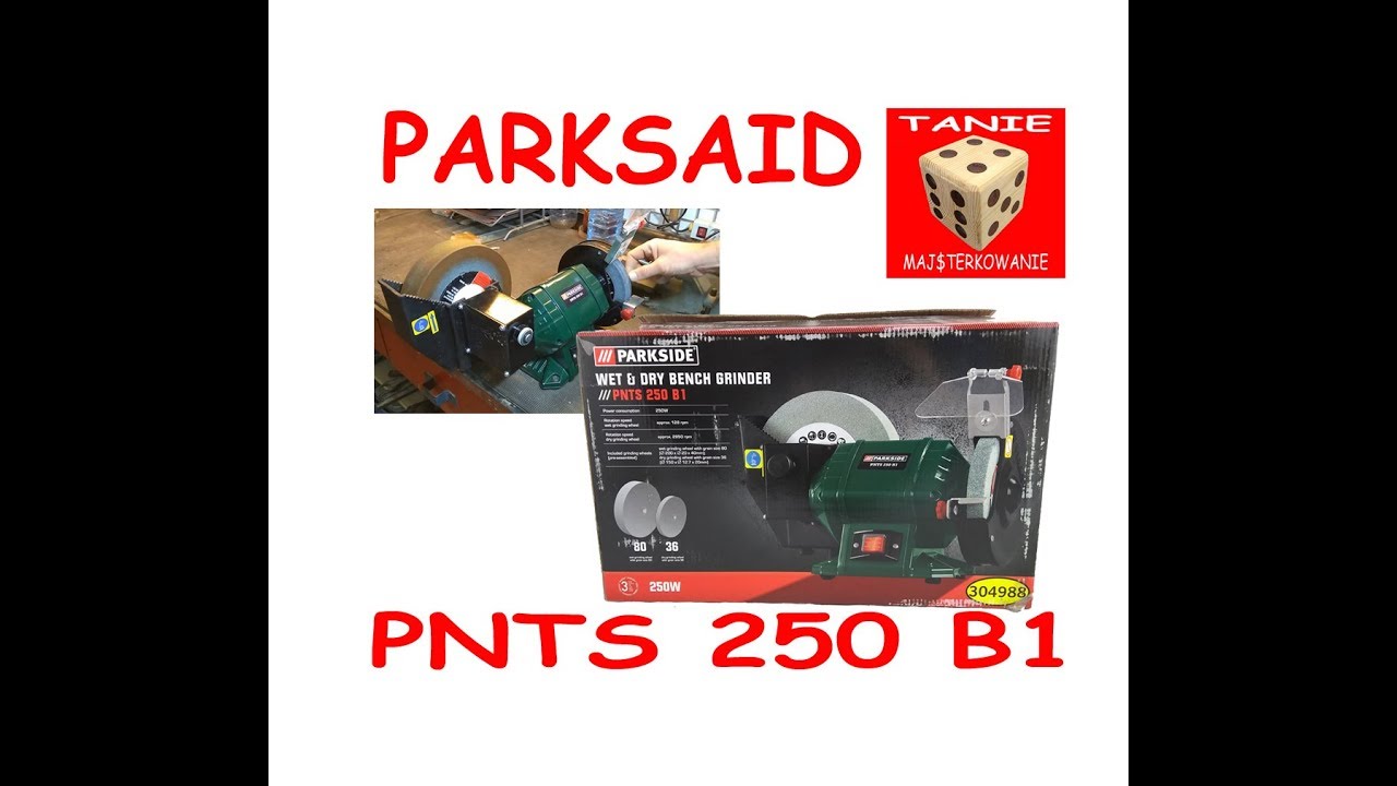 Szlifierka wolnoobrotowa PARKSIDE PNTS 250 B1 z Lidla 2018 ( Test )