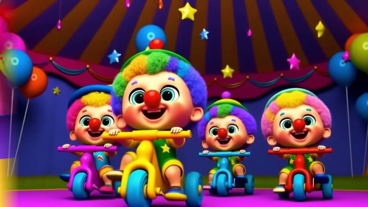 🤡👶 Bebés Payasos | Canciones infantiles 🎶 Música para niños | Rondas infantiles