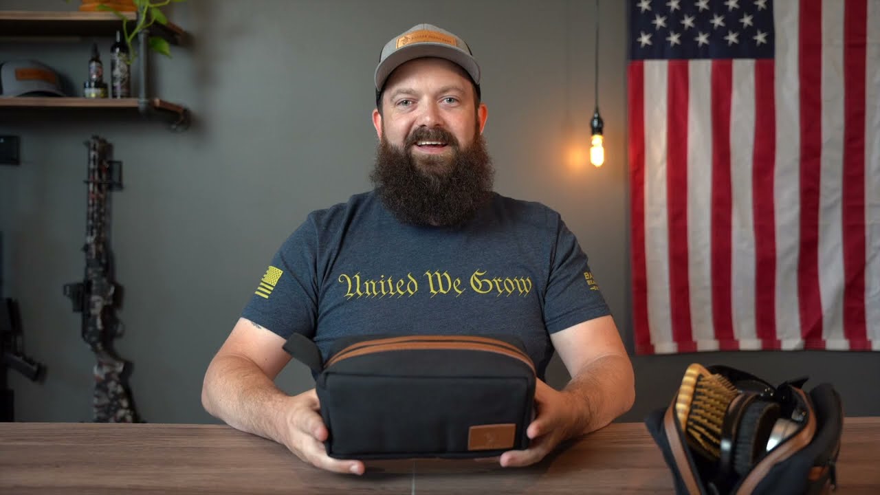 Men's Beard Care Travel Bag [Fits Grooming & Beard Care Essentials]