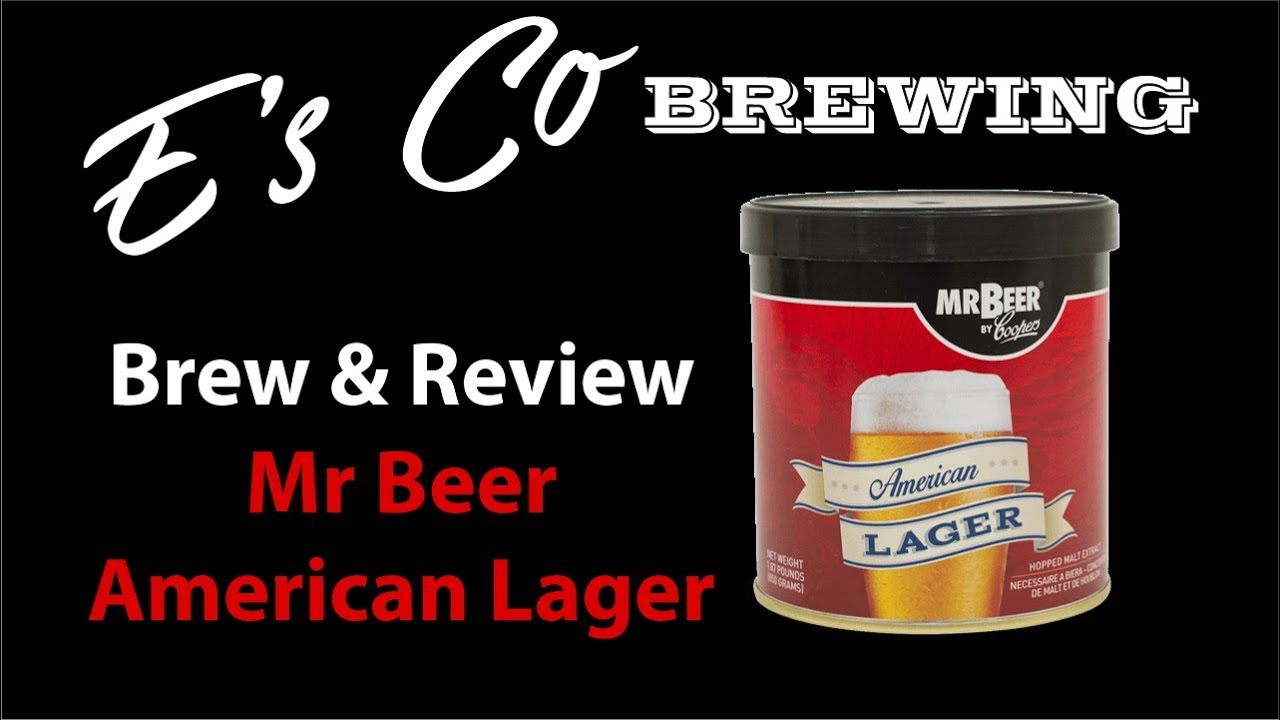 Mr Beer American Lager - brew and Review