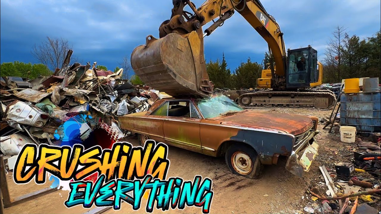 Crushing Some Classic Cars & A Whole Lot More