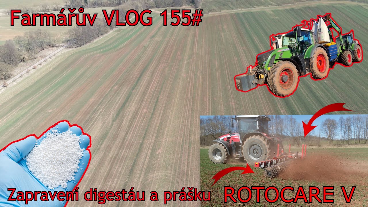 Farmářův VLOG 155# Jarní přihnojování s ROTOCARE V