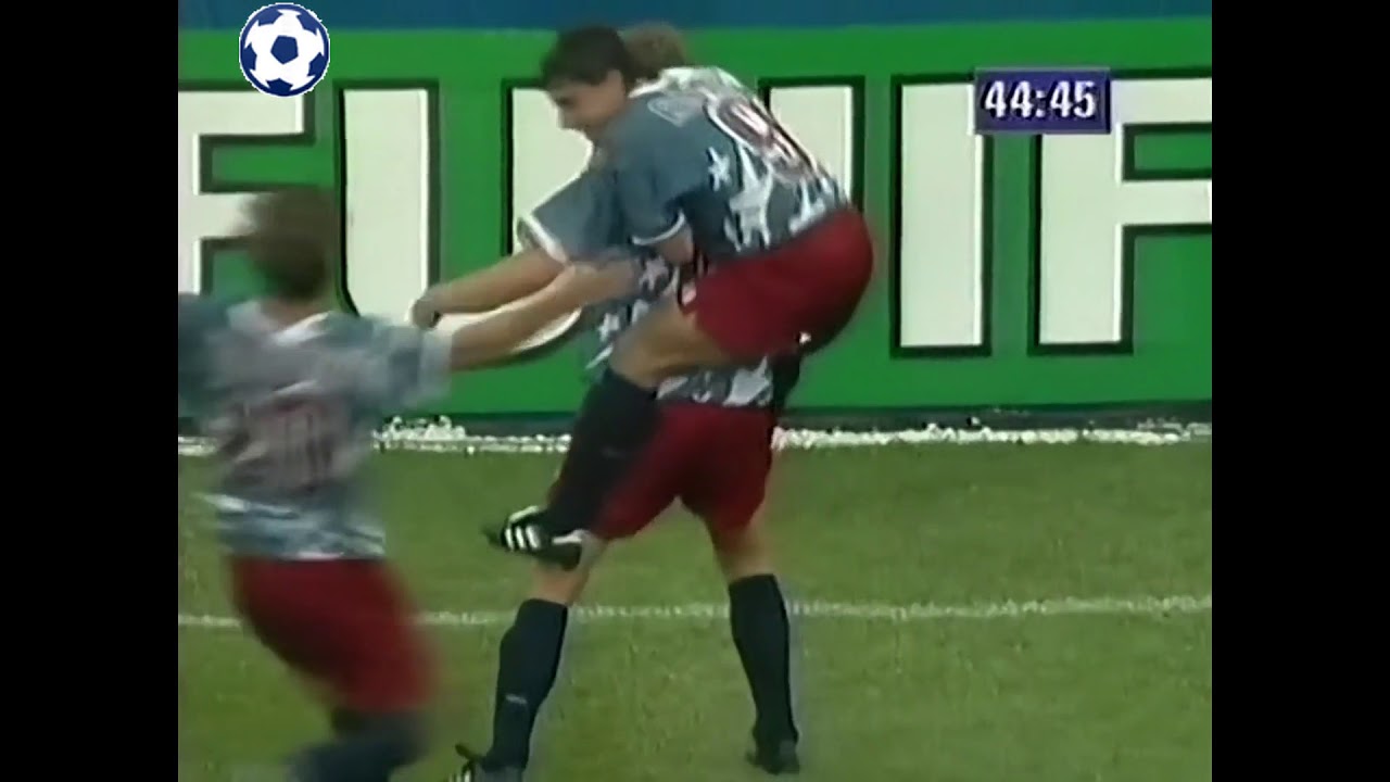 Eric Wynalda Goal - World Cup 1994 - Group A | USA - Switzerland 1:1 | 45'