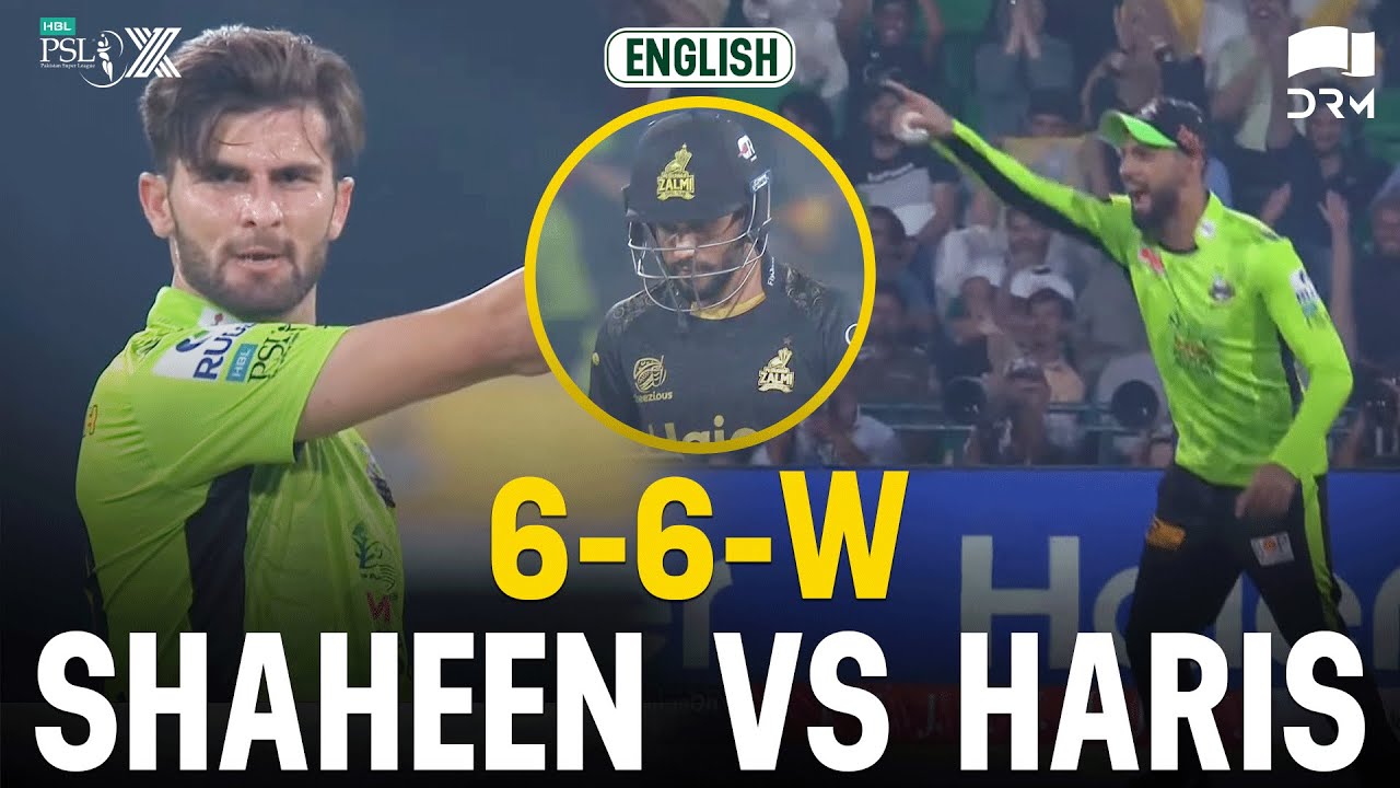 Battle of Nerves! Shaheen Afridi vs M. Haris | Lahore vs Peshawar | Match 14 | HBL PSL X | M3O1K