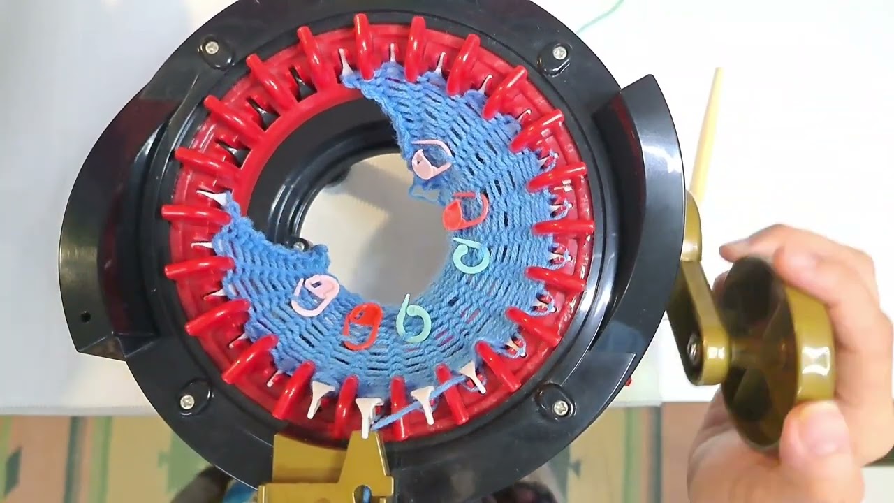 How To Knit Short Rows With A Circular Knitting Machine | Addi | Sentro | Jamit