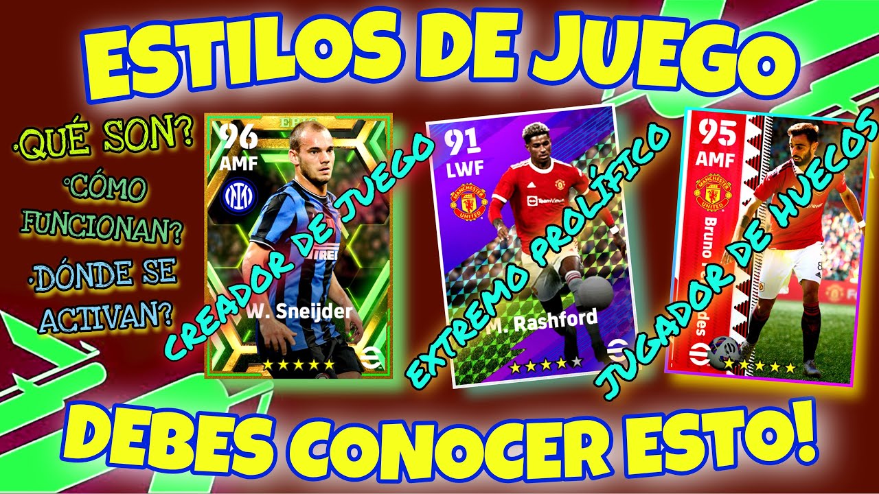 Te Explico Los ESTILOS DE JUEGO De Los JUGADORES🤓 | Con Esto Tu Nivel MEJORARÁ😈 #eFootball2023