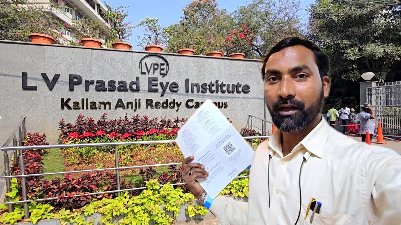 L V Prasad Eye hospital mein Hamara appointment thaa 🏨 #hyderabad 